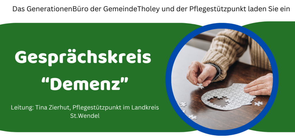 Gesprächskreis für pflegende Angehörige in der Gemeinde Tholey