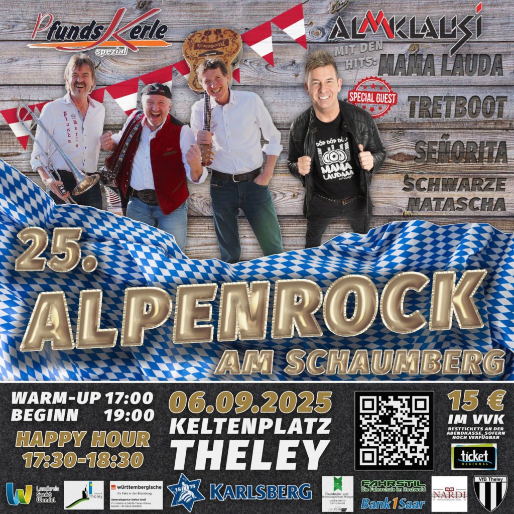 25. Alpenrock am Schaumberg mit den Pfunds-Kerlen & ALMKLAUSI