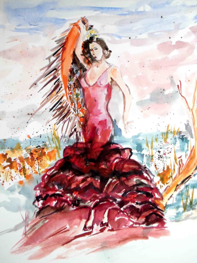 Ausstellungseröffnung: Uschi Tolazzi zeigt Aquarelle in der Johann-Adams-Mühle